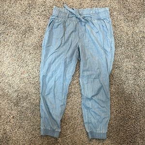 Denim joggers
